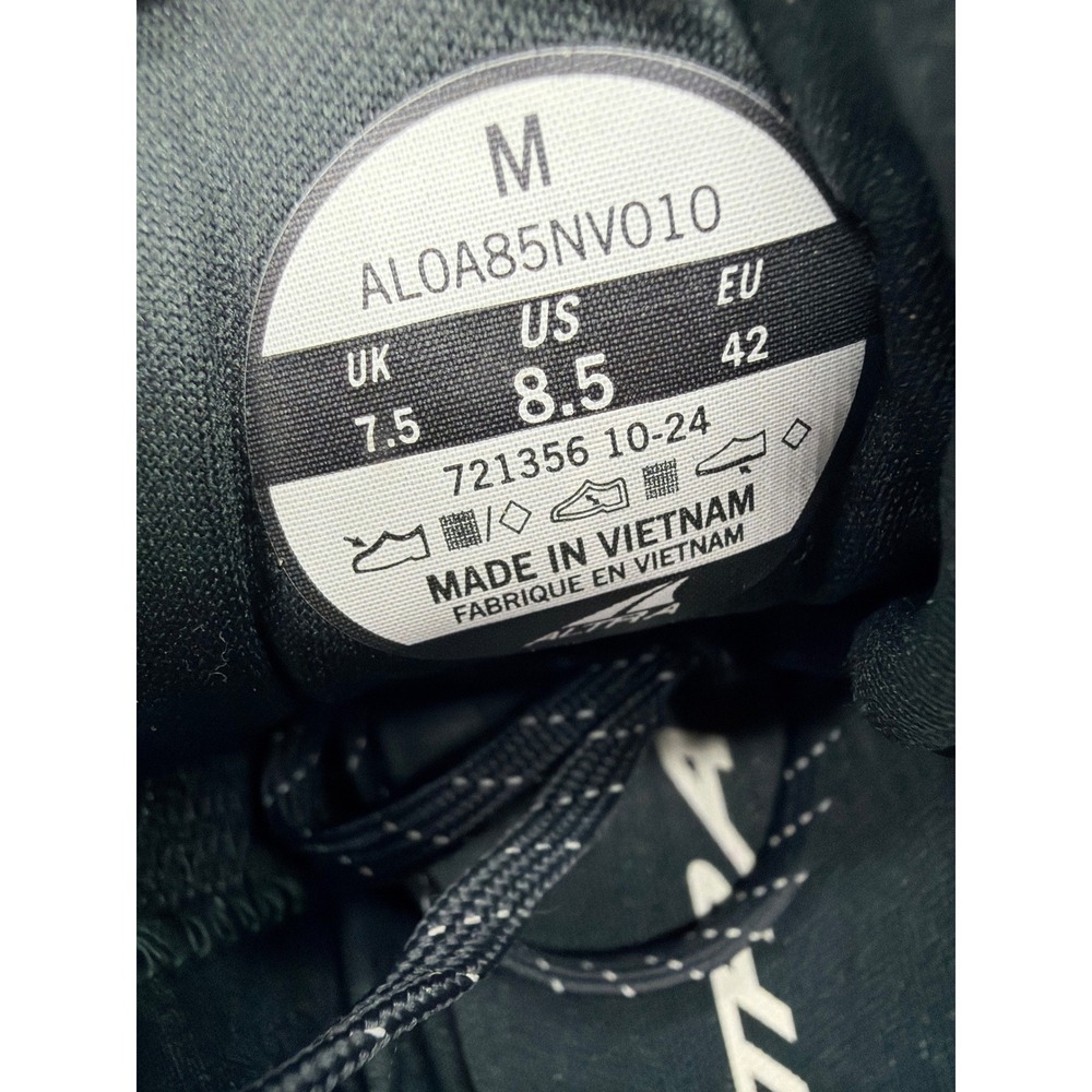 Altra Experience Flow Mens Running Shoes Black White AL0A85NV010 Size‎ 8.5 - Picture 8 of 8